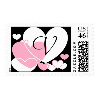 Personlized Monogram Letter Stamp by JEGGREETINGS