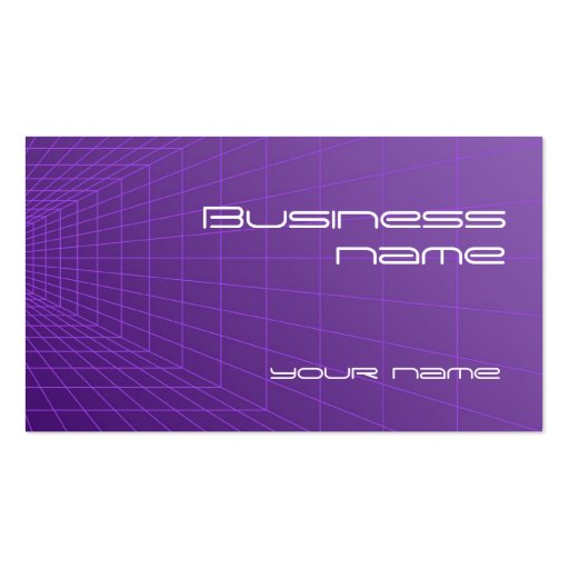 Perspective Grid Business Card