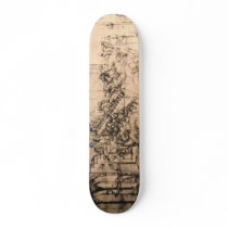 Perspective study for the Adoration of the Magi Skateboard Decks