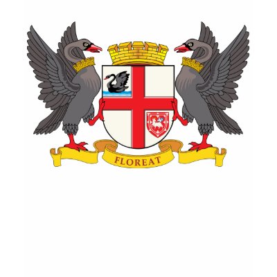 Perth Coat of Arms Tshirt by FlagTshirts