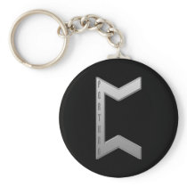 Pertho Rune grey Key Chain