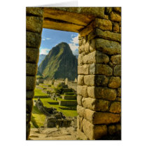 Peru, Andes, Andes Mountains, Machu Picchu, Card
