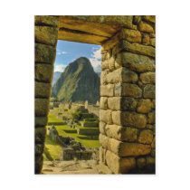 Peru, Andes, Andes Mountains, Machu Picchu, Post Card