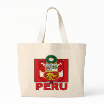 Peru Coat of Arms bags