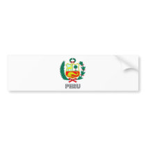 Peru Coat of Arms Bumper Stickers
