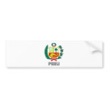 Peru Coat of Arms Bumper Stickers
