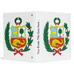 Peru Coat of Arms detail binders