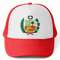 Peru Coat of Arms detail Trucker Hat