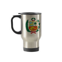 Peru Coat of Arms detail Coffee Mugs