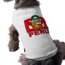 Peru Coat of Arms Doggie Tshirt