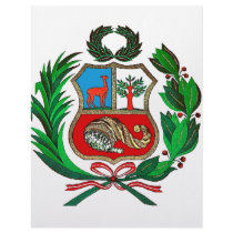Peru coat of arms letterhead