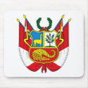 Peru Coat of Arms Mousepad