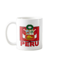 Peru Coat of Arms Mugs