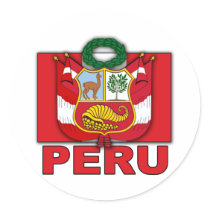 Peru Coat of Arms stickers by allworldtees Peru Coat of Arms stickers