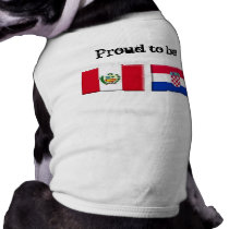 peru/croatia pet clothing
