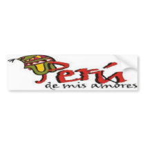 peru de mis amores sticker bumper stickers