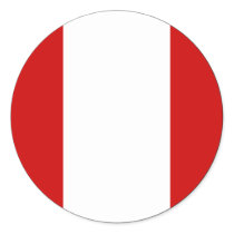 Peru Euro Sticker by allworldtees Peru Euro Sticker