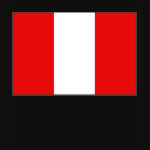 Peru Flag Map Spaghetti Top