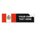 Peru Flag bumper stickers by flagshirts Peru Flag bumper stickers