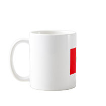 Peru flag coffee mug