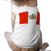 Peru Flag pet clothing by flagshirts Peru Flag pet clothing