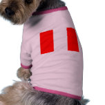 Peru Flag Doggie T-shirt