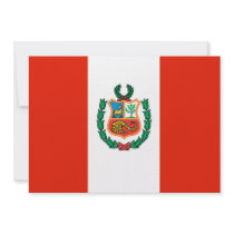 Peru Flag Invite