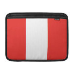 Peru Flag MacBook Sleeve