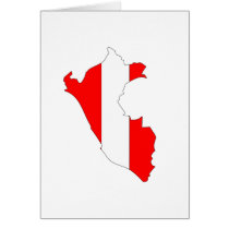 Peru flag map cards by FlagStore Peru flag map cards