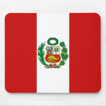 Peru Flag Mousepad