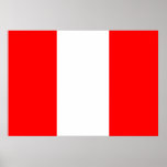 Peru Flag posters