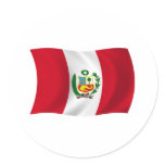 Peru Flag Sticker