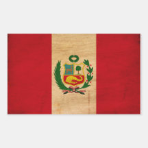 Peru Flag Stickers
