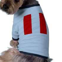 Peru High quality Flag Pet Shirt