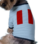 Peru High quality Flag Pet Shirt
