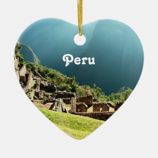 peru landscape ceramic ornament zazzle peru landscape ceramic ornament zazzle
