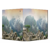 Peru, Machu Picchu, the ancient lost city of Vinyl Binders