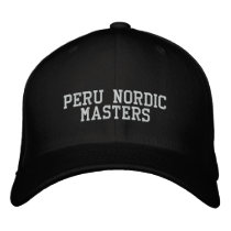 PERU NORDIC MASTERS embroidered hats