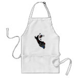 Peru Trendy Peace Sign with Peruvian map aprons