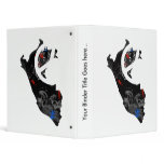 Peru Trendy Peace Sign with Peruvian map binders