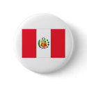 Peruvian Flag buttons by worldflagtshirts Peruvian Flag buttons