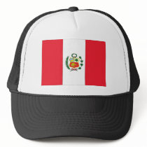 Peruvian Flag Trucker Hat