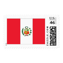 Peruvian Flag Stamp
