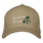 Peruvian Horse Embroidered Text and Horse embroidered hats