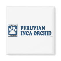 Peruvian Inca Orchid Blue magnets