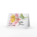 Peruvian Lilly Love Invitation Card by WeddingCentre Peruvian Lilly Love Invitation Card