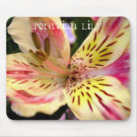 peruvian lily mousepad