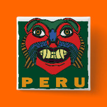 PERUVIAN MASK buttons by nassosvakalis PERUVIAN MASK buttons