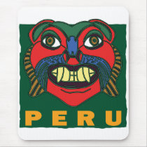 PERUVIAN MASK mousepads