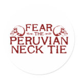 Peruvian Neck Tie Stickers